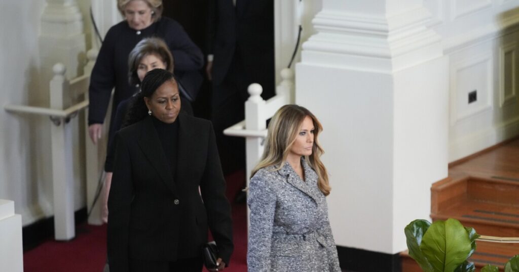melania-trump-makes-rare-public-appearance-to-lead-first-ladies-at-rosalynn-carter-tribute