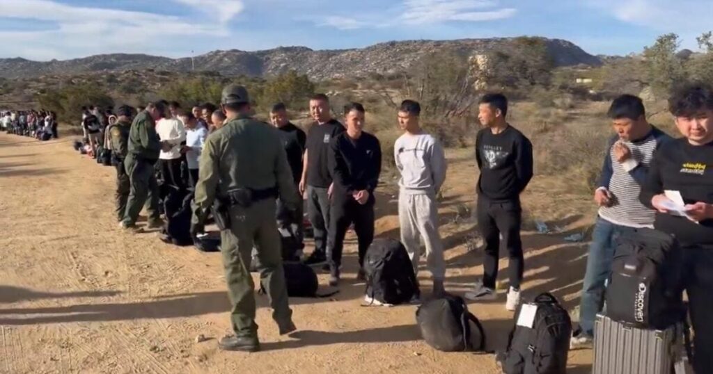 biden-border-crisis:-massive-group-of-military-age-men-from-china-invade-us-border-in-california-(video)-|-the-gateway-pundit-|-by-cristina-laila