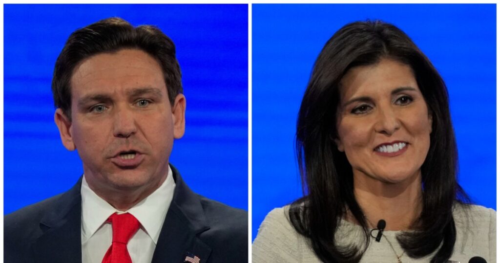 desantis-campaign-seizes-on-haley-debate-performance:-falling-‘into-the-backdrop’