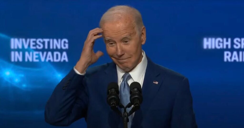 global-embarrassment:-biden-announces-“over-a-billion-three-hundred-million-trillion-three-hundred-million-dollars”-infrastructure-investment-in-las-vegas-(video)-|-the-gateway-pundit-|-by-jim-hᴏft