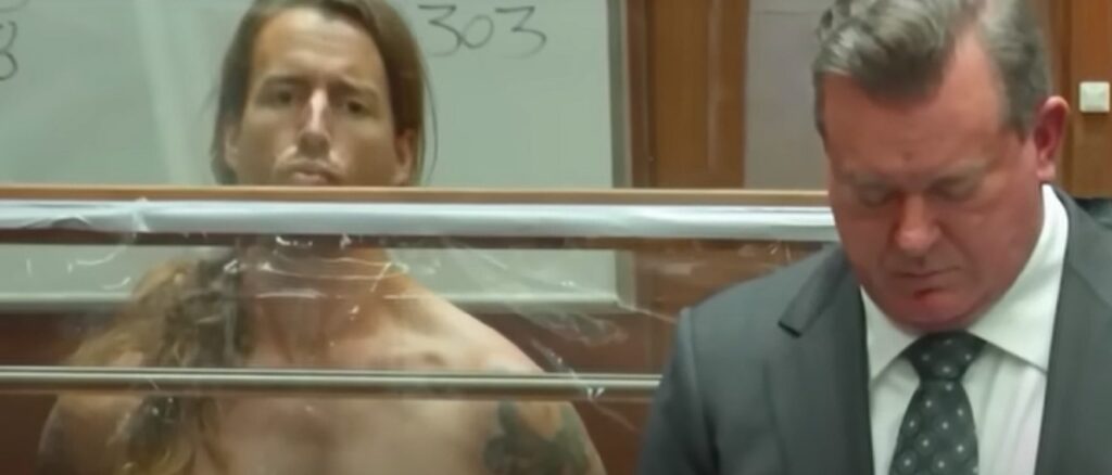 samuel-haskell-jr.,-who-allegedly-killed-in-laws-and-wife,-appeared-shirtless-in-court