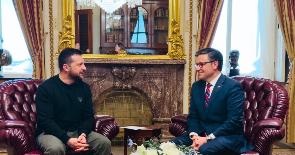 speaker-johnson-unmoved-by-meeting-with-ukrainian-president-zelensky