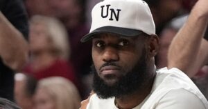 lebron-james-benches-himself-during-national-anthem-at-son’s-college-debut