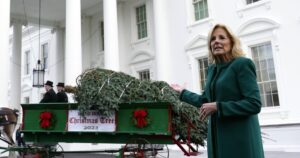 jill-biden-‘roasted’-over-viral-christmas-video:-‘hunger-games-as-this-year’s-christmas-theme’