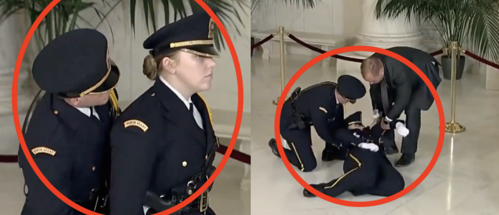 honor-guard-collapses-during-service-for-supreme-court-justice