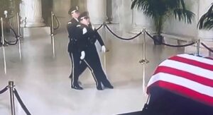 honor-guard-collapses-in-front-of-casket-of-justice-sandra-day-o’connor-(video)