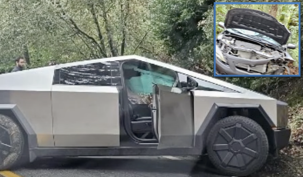 first-tesla-cybertruck-accident-reported-in-california-(video)-|-the-gateway-pundit-|-by-anthony-scott