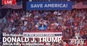 watch-live:-president-trump-delivers-remarks-in-rochester,-nh-@-7pm-et-before-tuesday-primary