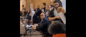video-shows-family-members-of-israeli-hostages-storm-parliament-meeting