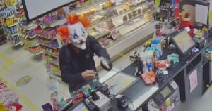 creepy:-australian-man-arrested-after-robbing-convenience-store-in-a-clown-mask-(video)