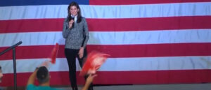 protester-rips-up-nikki-haley-sign-right-in-front-of-her-at-campaign-event