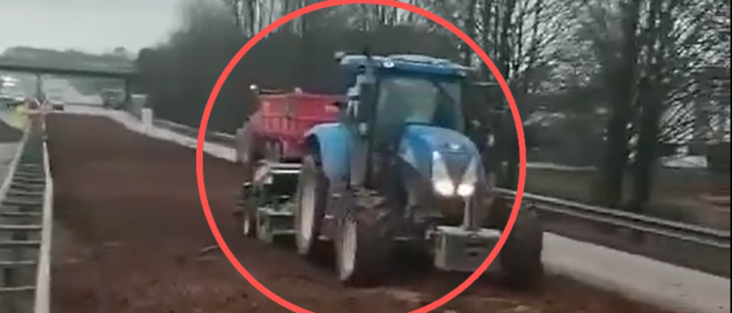 video-shows-protesting-french-farmers-turning-stretch-of-highway-into-field