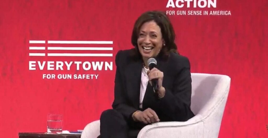 kamala-harris-laughs-as-she-says-the-solution-to-gun-violence-is-to-elect-more-anti-second-amendment-democrats-(video)-|-the-gateway-pundit-|-by-david-greyson