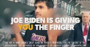 fire:-new-trump-campaign-ad-‘joe-biden-is-giving-you-the-finger’-(video)