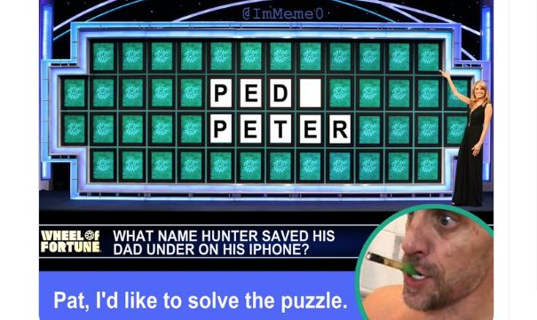 it-all-makes-sense-now:-joe-biden’s-crooked-business-pseudonym-was-“robert-l.-peters”-–-and-hunter-used-“pedo-peter”-name-for-his-father-on-his-phone-|-the-gateway-pundit-|-by-jim-hoft