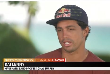 pro-surfer-kai-lenny-in-maui:-“i-haven’t-seen-one-state,-county,-or-federal-official-at-any-of-the-donation-hubs-where-people-are-most-suffering”-(video)-|-the-gateway-pundit-|-by-jim-hoft