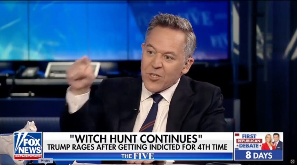 watch:-greg-gutfeld-rips-apart-liberal-“the-five”-co-host-for-suggesting-the-garbage-charges-against-trump-in-georgia-are-justified-|-the-gateway-pundit-|-by-cullen-linebarger