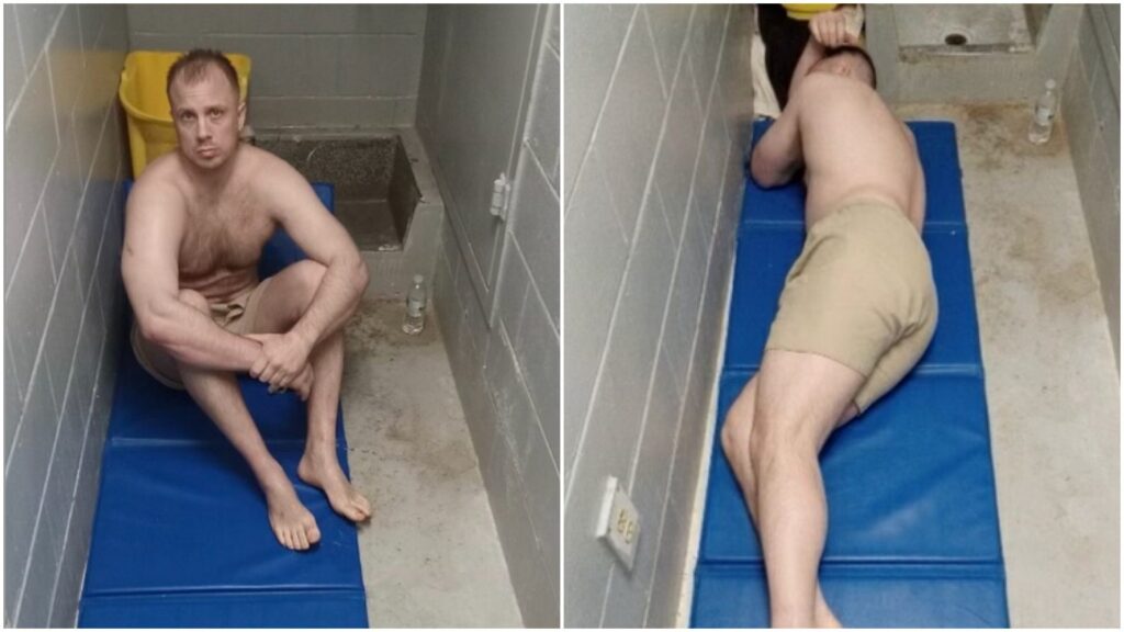 a-national-disgrace:-photos-leaked-of-horrific-january-6-prisoner-abuse-–-tortured-5-months-in-isolation-in-a-closet-room-with-light-on-and-a-bucket-for-a-toilet-—-where-are-the-aclu,-amnesty-international,-human-rights-watch?-|-the-gateway-pundit-|-by-jim-hoft