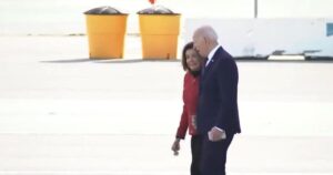 joe-biden-and-pelosi-hold-hands-as-they-shuffle-across-tarmac-like-nursing-home-patients-(video)
