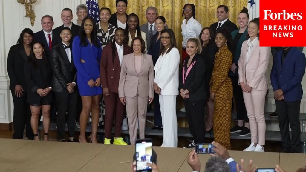 wnba-champion-team-stuck-with-kamala-and-doug-after-joe-biden-ditches-white-house-celebration-and-extends-his-vacation-(video)-|-the-gateway-pundit-|-by-cristina-laila