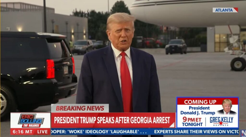 “we-did-nothing-wrong-i-did-nothing-wrong.-and-everybody-knows-it”-–-president-trump-speaks-after-georgia-arrest-(video)-|-the-gateway-pundit-|-by-jim-hoft