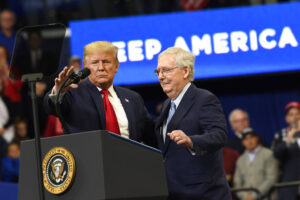trump-campaign-ignores-mitch-mcconnell-stepping-down-–-washington-examiner