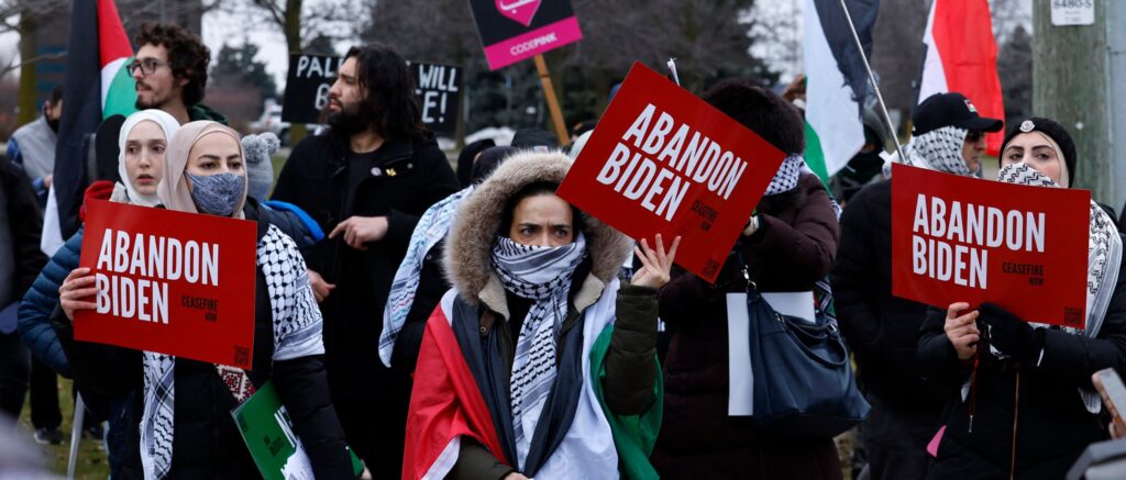 here’s-how-one-anti-israel-protest-group-plans-to-throw-wrench-in-biden’s-reelection-campaign