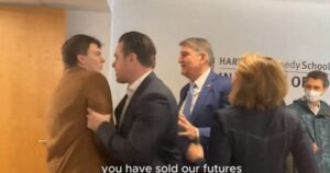 video:-foul-mouthed-climate-protester-gets-wrecked-after-confronting-joe-manchin-at-harvard-event