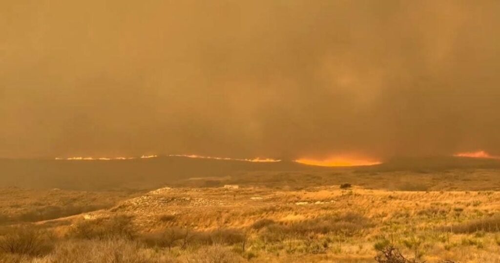 deadly-texas-wildfires-scorch-over-1-million-acres,-kill-thousands-of-livestock,-destroy-crops