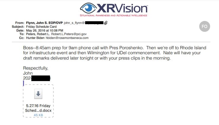 tgp-exclusive:-unearthed-email-reveals-hunter-biden-was-notified-of-official-government-call-between-poroshenko-and-joe-biden-in-message-sent-to-“robert-l.-peters”-–-proves-bidens-were-secretly-working-family-business-deals-together-while-joe-was-vp-|-the-gateway-pundit-|-by-jim-hoft