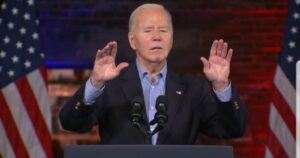 protestor-interrupts-joe-biden-at-his-atlanta,-ga-“rally”-calling-him-“genocide-joe”-(video)