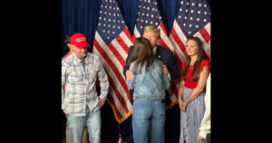 president-trump-spent-time-with-laken-riley’s-family-and-friends-at-rome,-georgia-rally