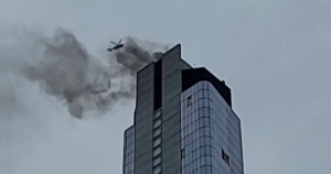 heavy-smoke,-flames-burst-from-top-of-skyscraper-near-world-trade-center-(video)