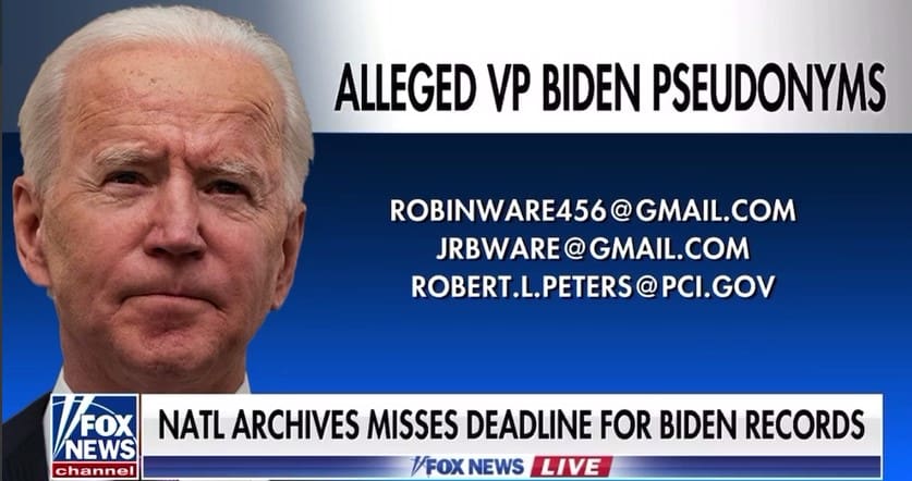 national-archives-misses-deadline-to-turn-over-biden-pseudonym-emails-he-used-for-illicit-business-deals-with-foreign-officials-|-the-gateway-pundit-|-by-jim-hoft