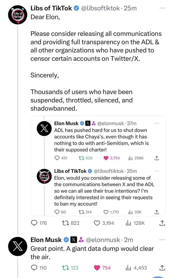 elon-musk-threatens-to-sue-the-adl-and-release-communications-between-adl-and-other-groups-pushing-to-censor-twitter-x-accounts-|-the-gateway-pundit-|-by-jim-hoft