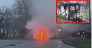 fire-breaks-out-in-kiosk-near-lincoln-memorial,-one-man-seriously-injured