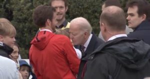 sick!-joe-biden-repeatedly-sniffs-baby-at-white-house-easter-egg-roll-(video)