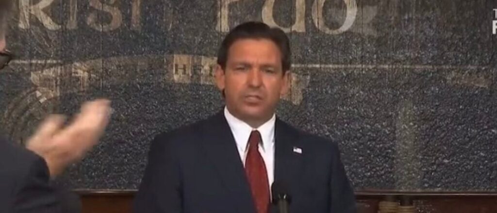 ‘you-don’t-get-to-come-up-here’:-desantis-shreds-left-wing-heckler-blaming-him-for-jacksonville-shooting