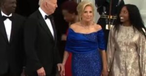 what-is-she-wearing?-jill-biden-dons-tacky-blue-sequin-dress-for-kenya-state-dinner-(video)