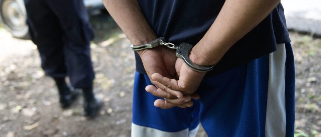 man-sitting-on-hood-of-cop-car-with-a-meth-pipe-begs-police-to-take-him-to-jail,-officials-say