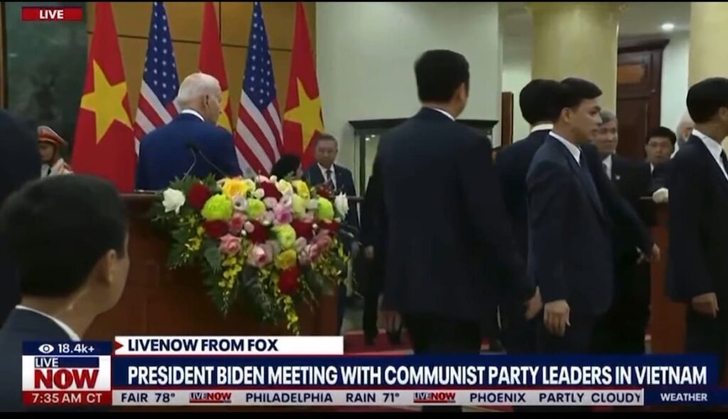 dude-is-lost:-old-joe-biden-mumbles-through-speech-in-vietnam,-leaves-podium-before-vietnam-leader-speaks,-then-freezes-in-place-(video)-|-the-gateway-pundit-|-by-jim-hoft
