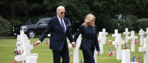 fact-check:-x-video-falsely-implies-the-bidens-left-normandy-event-early